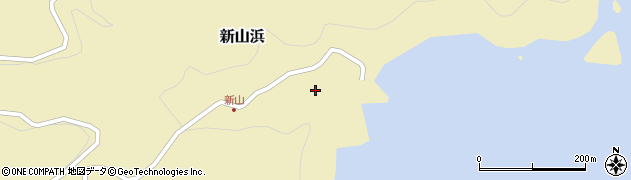 宮城県石巻市新山浜不動沢周辺の地図