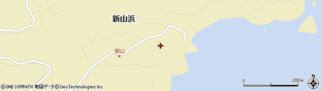 宮城県石巻市新山浜（不動沢）周辺の地図