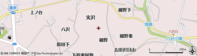 宮城県仙台市泉区実沢（八沢下）周辺の地図