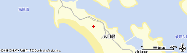 宮城県東松島市宮戸（大目軽）周辺の地図