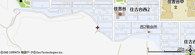 宮城県仙台市泉区西田中（三十刈山）周辺の地図