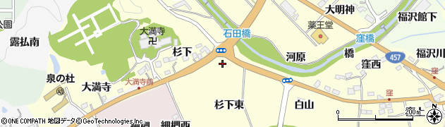 宮城県仙台市泉区小角（杉下前）周辺の地図