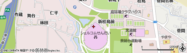 宮城県仙台市泉区野村周辺の地図