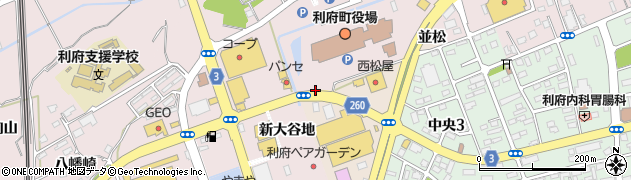 利府町役場周辺の地図