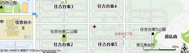 宮城県仙台市泉区住吉台東周辺の地図