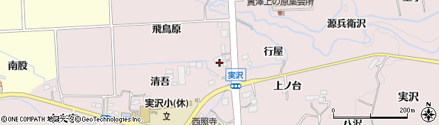 宮城県仙台市泉区実沢行屋周辺の地図