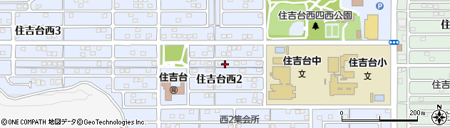 宮城県仙台市泉区住吉台西周辺の地図