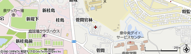 宮城県仙台市泉区七北田（菅間官林）周辺の地図