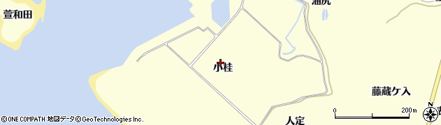 宮城県東松島市宮戸（小桂）周辺の地図
