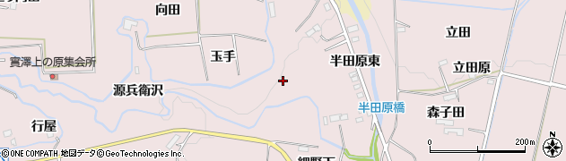 宮城県仙台市泉区実沢（半田原西）周辺の地図