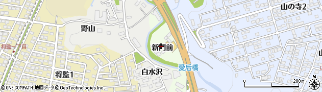 宮城県仙台市泉区市名坂（新門前）周辺の地図