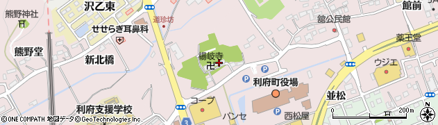楊岐寺周辺の地図