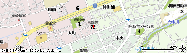 長龍寺周辺の地図