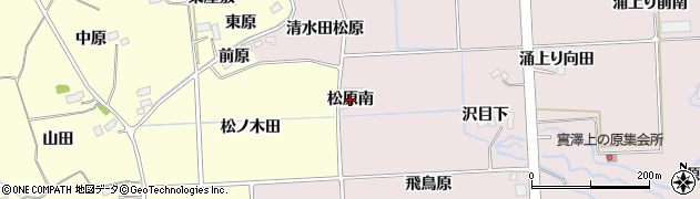 宮城県仙台市泉区実沢（松原南）周辺の地図