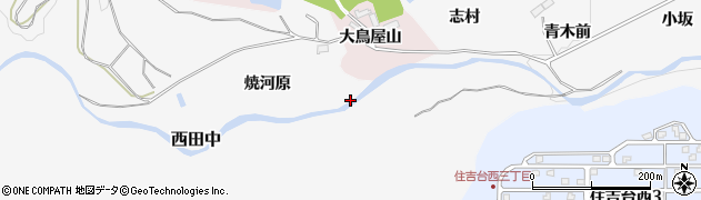 宮城県仙台市泉区西田中大堰原周辺の地図