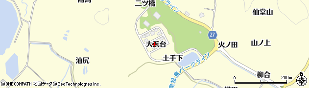 宮城県東松島市宮戸大浜台周辺の地図