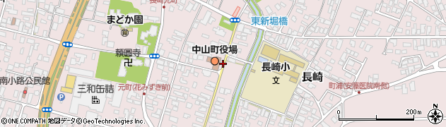 中山町役場周辺の地図