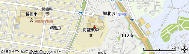 仙台市立将監東中学校周辺の地図