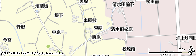 宮城県仙台市泉区小角（東原）周辺の地図