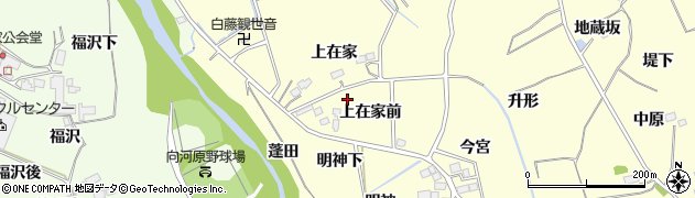 宮城県仙台市泉区小角（上在家前）周辺の地図