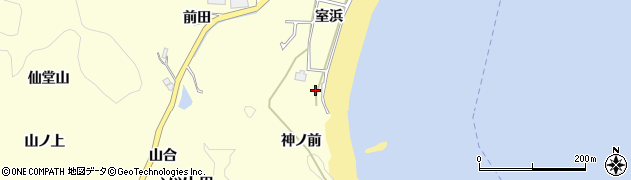 宮城県東松島市宮戸神ノ前周辺の地図