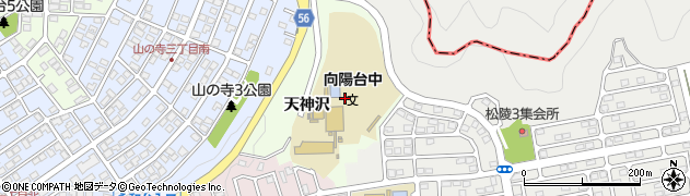 宮城県仙台市泉区市名坂（天神沢）周辺の地図