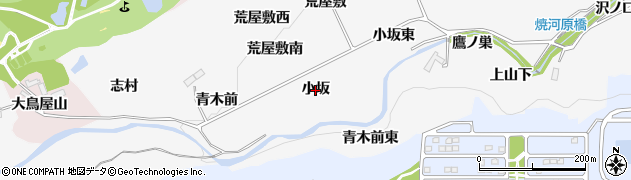 宮城県仙台市泉区西田中（小坂）周辺の地図