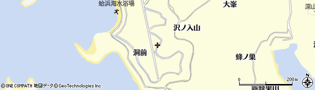 宮城県東松島市宮戸洞前周辺の地図