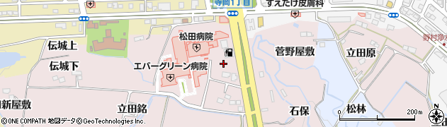 宮城県仙台市泉区実沢立田屋敷周辺の地図