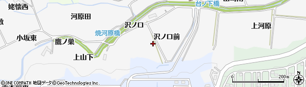 宮城県仙台市泉区西田中（沢ノ口前）周辺の地図