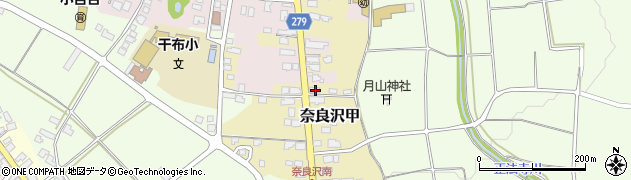 山形県天童市奈良沢甲148周辺の地図