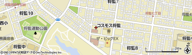 仙台市　将監児童館周辺の地図