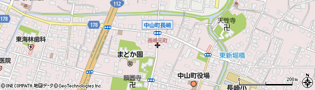 長崎元町周辺の地図