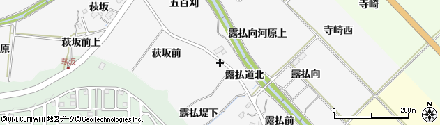 宮城県仙台市泉区西田中（露払西）周辺の地図