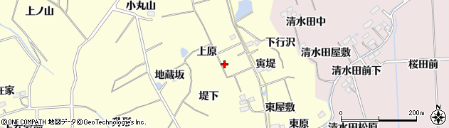 宮城県仙台市泉区小角（上原）周辺の地図
