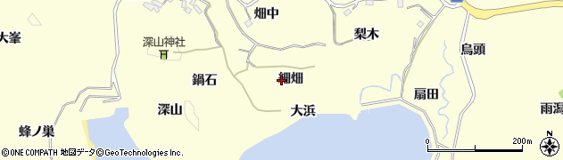 宮城県東松島市宮戸細畑周辺の地図