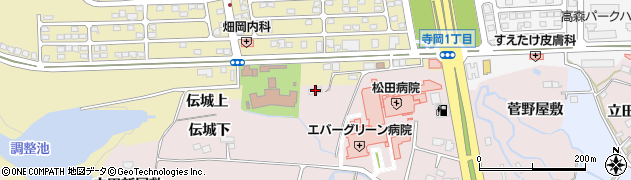 宮城県仙台市泉区実沢伝城上44周辺の地図