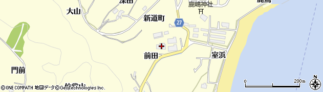 宮城県東松島市宮戸前田47周辺の地図
