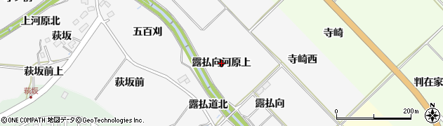 宮城県仙台市泉区西田中（露払向河原上）周辺の地図