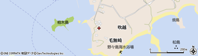宮城県塩竈市浦戸野々島（毛無崎）周辺の地図