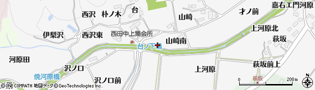 宮城県仙台市泉区西田中（上河原西）周辺の地図