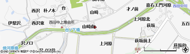 宮城県仙台市泉区西田中山崎南周辺の地図