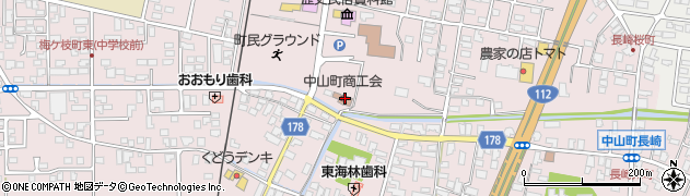 中山町商工会周辺の地図