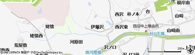 宮城県仙台市泉区西田中伊梨沢周辺の地図