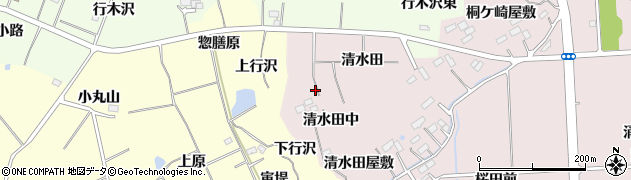 宮城県仙台市泉区実沢清水田中5周辺の地図