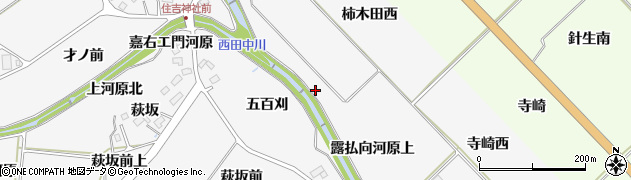 宮城県仙台市泉区西田中（下川添東）周辺の地図