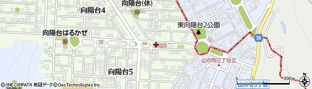 仙台市役所　泉区コミュニティ・センター向陽台コミュニティ・センター周辺の地図
