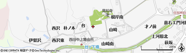 宮城県仙台市泉区西田中（台東）周辺の地図