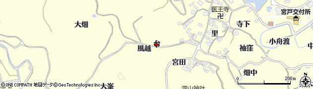 宮城県東松島市宮戸（台）周辺の地図