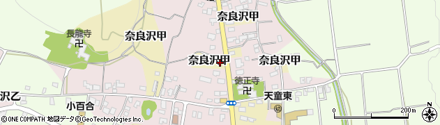 山形県天童市奈良沢甲68周辺の地図